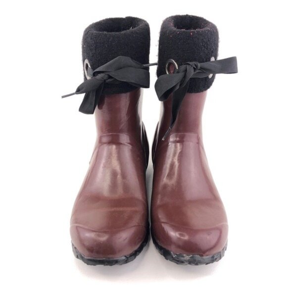 Bogs Becca Solids Waterproof Rubber Rain Boots 10 - Picture 4 of 13